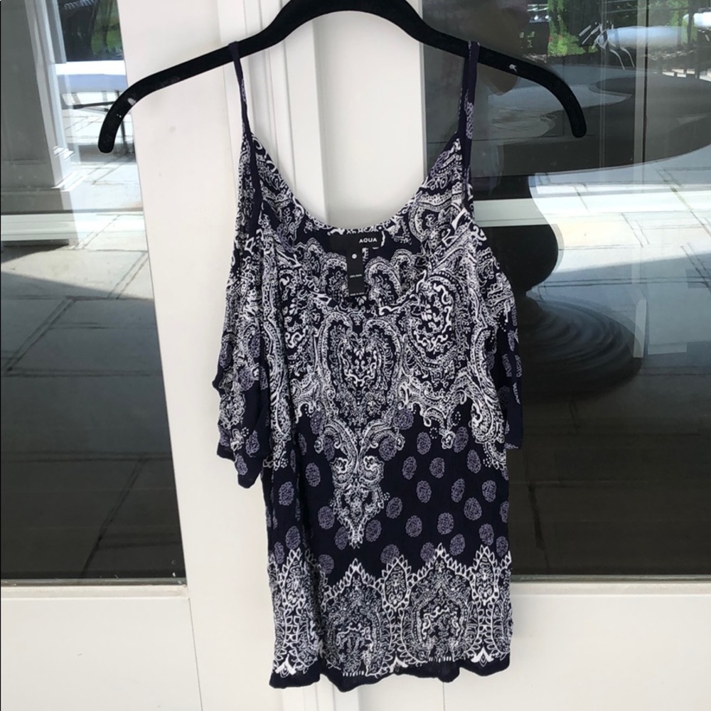 Aqua blouse